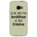 TPU0XCOVER4BORDELIQUEVERT - Coque souple pour Samsung Galaxy XCover 4 avec impression Motifs Je ne suis pas bordélique vert