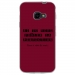 TPU0XCOVER4PERFECTIONBORDEA - Coque souple pour Samsung Galaxy XCover 4 avec impression Motifs frôler la perfection bordeau