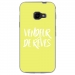 TPU0XCOVER4VENDREVEJAUNE - Coque souple pour Samsung Galaxy XCover 4 avec impression Motifs vendeur de rêves jaune