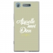 TPU0XPERIAXZ1DIEUVERT - Coque souple pour Sony Xperia XZ1 avec impression Motifs Appelle moi Dieu vert
