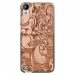 TPU1DES530ARABESQUEBRONZE - Coque souple pour HTC Desire 530 avec impression Motifs arabesque bronze