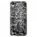 TPU1DES530ARABESQUENOIR - Coque souple pour HTC Desire 530 avec impression Motifs arabesque noir