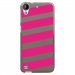TPU1DES530BANDESFUSHIAS - Coque souple pour HTC Desire 530 avec impression Motifs bandes fushias