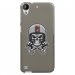 TPU1DES530SKULLCASQUE - Coque souple pour HTC Desire 530 avec impression Motifs tête de mort avec un casque de moto