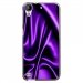 TPU1DES530SOIEMAUVE - Coque souple pour HTC Desire 530 avec impression Motifs soie drapée mauve