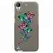 TPU1DES630PAPILLONS - Coque souple pour HTC Desire 630 avec impression Motifs papillons colorés