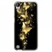 TPU1DES630PAPILLONSDORES - Coque souple pour HTC Desire 630 avec impression Motifs papillons dorés