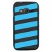 TPU1G318BANDESBLEUES - Coque Souple en gel pour Samsung Galaxy Trend 2 Lite avec impression bandes bleues