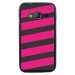 TPU1G318BANDESFUSHIAS - Coque Souple en gel pour Samsung Galaxy Trend 2 Lite avec impression bandes fushias