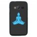TPU1G318BOUDDHABLEU - Coque Souple en gel pour Samsung Galaxy Trend 2 Lite avec impression bouddha bleu