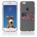 TPU1IPHONE6WCRUSA - Coque Souple en gel pour Apple iPhone 6 avec impression Ã‰tats-Unis et logo rugby WCR 2015