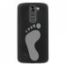 TPU1LGK7PIED - Coque souple pour LG K7 avec impression Motifs empreinte de pied