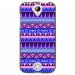 TPU1M320AZTEQUEBLEUVIO - Coque souple pour Acer Liquid M320 avec impression Motifs aztèque bleu et violet