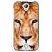TPU1M330LION - Coque souple pour Acer Liquid M330 avec impression Motifs tête de lion