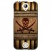 TPU1M330SABREPIRATE - Coque souple pour Acer Liquid M330 avec impression Motifs sabre et tête de mort pirate
