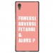 TPU1XA1ULTRAFUMEUSEROSE - Coque souple pour Sony Xperia XA1 Ultra avec impression Motifs fumeuse et alors rose