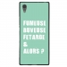 TPU1XA1ULTRAFUMEUSETURQUOISE - Coque souple pour Sony Xperia XA1 Ultra avec impression Motifs fumeuse et alors turquoise