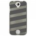 TPU1Z320BANDESGRISES - Coque souple pour Acer Liquid Z320 avec impression Motifs bandes grises