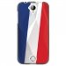 TPU1Z320DRAPFRANCE - Coque souple pour Acer Liquid Z320 avec impression Motifs drapeau de la France