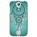 TPU1Z320REVEBLEU - Coque souple pour Acer Liquid Z320 avec impression Motifs attrape rêve sur fond bleu