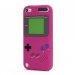TPUGAMEBOYTOUCH5FUSHIA - Coque souple fushia aspect Game Boy pour iPod Touch 5