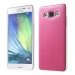 TPULEATHERFUSHIAGALA5 - Coque Souple minigel coloris fushia mat aspect cuir pour Galaxy A5 SM-A500 