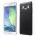 TPULEATHERNOIRGALA5 - Coque Souple minigel noire mat aspect cuir pour Galaxy A5 SM-A500 
