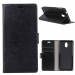WALLET-NOKIA31NOIR - Etui Nokia 3.1 type portefeuille noir avec logements cartes
