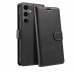 WALLET-S25NOIR - Etui Galaxy-S25 logements carte fonction stand coloris noir