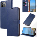 WALLETIP11PROBLEU - Etui portefeuille iPhone 11 PRO coloris BLEU rabat latéral articulé fonction stand