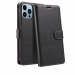 WALLETIP13PMXNOIR - Etui portefeuille iPhone 13 Pro Max coloris NOIR rabat latéral articulé fonction stand