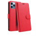 WALLETIP13PMXROUGE - Etui portefeuille iPhone 13 Pro MAX coloris ROUGE rabat latéral articulé fonction stand