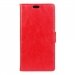 WALLETLGK8ROUGE - Etui pour LG K8 rabat latéral rouge fonction stand logement cartes