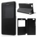WALLETVIEWP8LITENOIR - Etui Folio View ultra fin noir pour Huawei Ascend P8-Lite