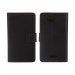 WALLETXPE4GNOIR - Etui type portefeuille pour Sony Xperia E4g Cuir Noir avec rabat latéral articulé fonction stand