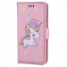 WALLICO-P20LITEROSE - Housse Etui P20-Lite Licorne avec strass et paillettes coloris rose