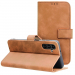 WALLTENDER-A06CAMEL - Etui type portefeuille Galaxy A06 camel avec rabat latéral fonction stand