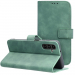 WALLTENDER-A06VERT - Etui type portefeuille Galaxy A06 vert avec rabat latéral fonction stand