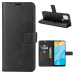 WALLVINT-OPPOA15NOIR - Etui type portefeuille Oppo A15 noir avec rabat latéral fonction stand