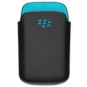 ACC-32918-201 - Etui cuir noir et bleu Origine Blackberry 8520/9300 ACC-32918-201