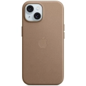 APPLEIP15-MT3C3ZM - Coque officielle Apple iPhone 15 FineWoven taupe (tissu fibres) MagSafe