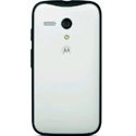ASMEGRIPBLANC - Coque Grip Shell Motorola pour Moto E coloris blanc avec contour type bumper