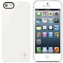 BELKCOVIP5-BLA - Coque Belkin polycarbonate blanche glossy pour Apple iPhone 5