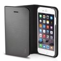 BOOKSE1038DG - Etui Folio Fonex série Book Shine pour iPhone 6s Plus gris foncé