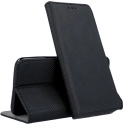 BOOKX-A50NOIR - Etui Galaxy A50 rabat latéral fonction stand coloris noir