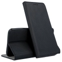 BOOKX-GALNOTE10 - Etui Galaxy Note 10 rabat latéral fonction stand coloris noir gamme BookX