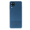 CACHE-A12BLEU - Face arrière (cache) dos bleu pour Galaxy A12