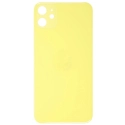 CACHE-IP11JAUNE - Vitre arrière (dos) iPhone 11 coloris jaune en verre