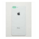 CACHE-IP8PLUSBLANC - Vitre arrière (dos) iPhone 8+ coloris blanc en verre