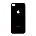 CACHE-IP8PLUSNOIR - Vitre arrière (dos) iPhone 8+ coloris noir en verre